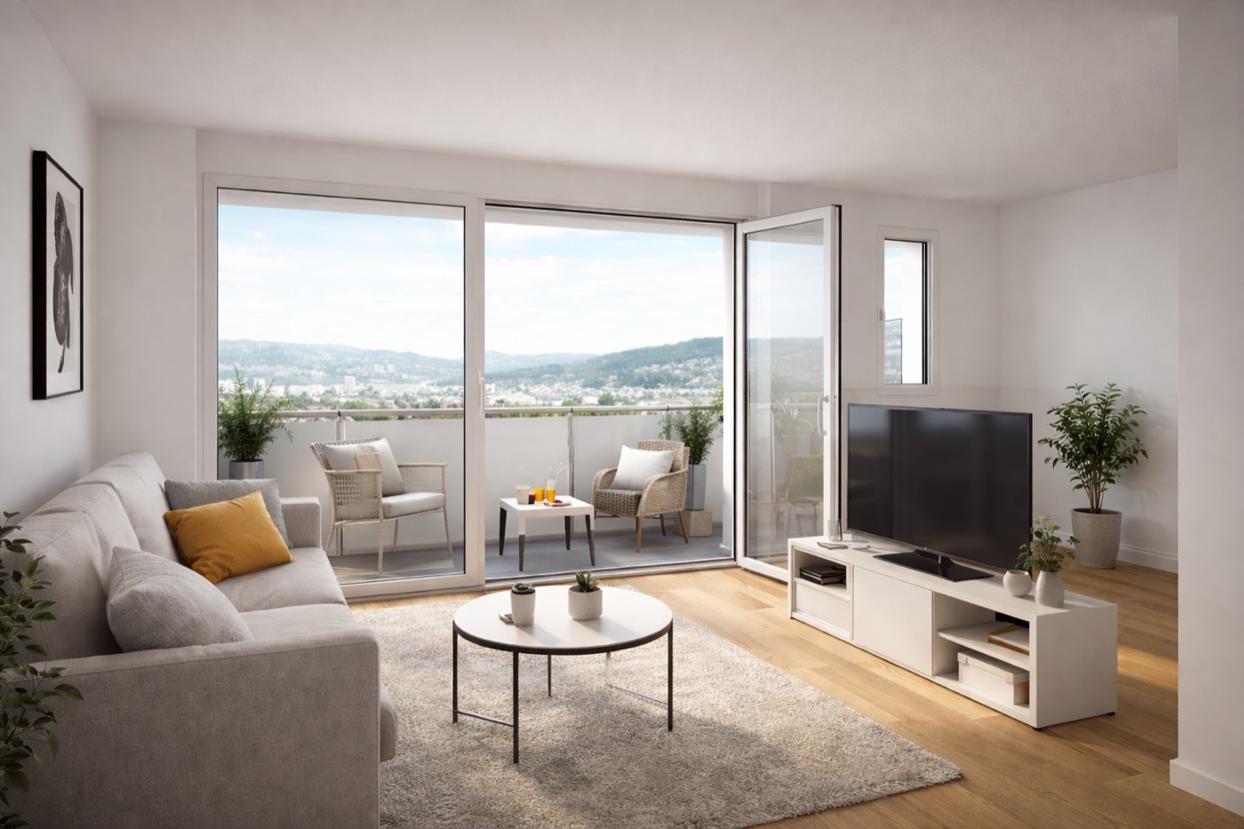 Exemple de programme immobilier T2 à Ferney